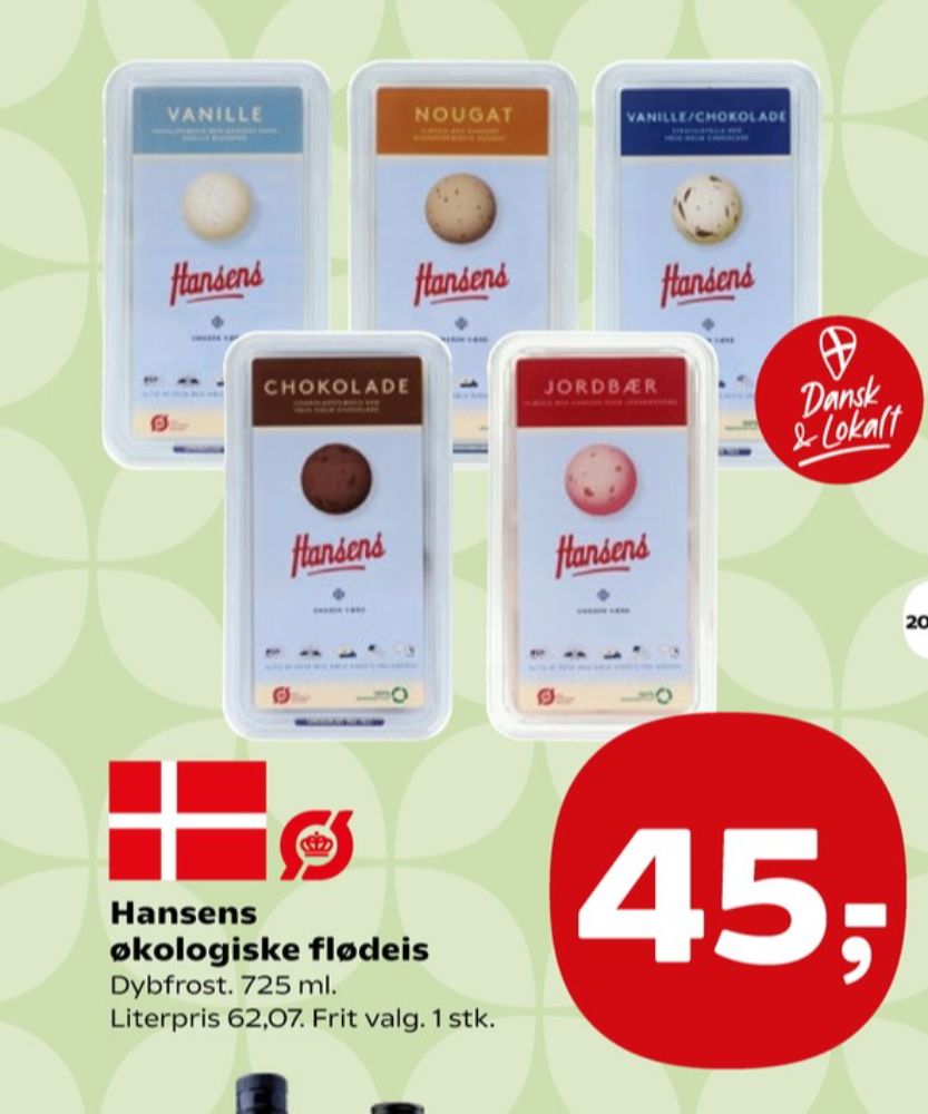 Hansens, Vanilje is