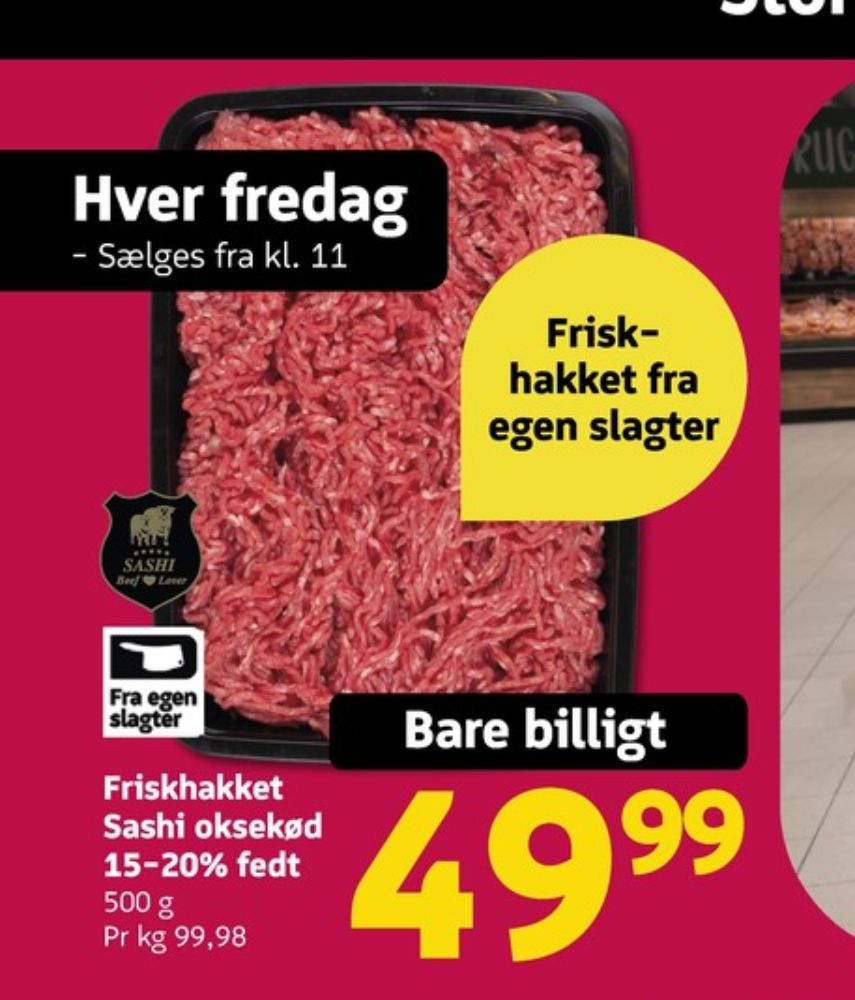 Hakket oksekød 15-20%