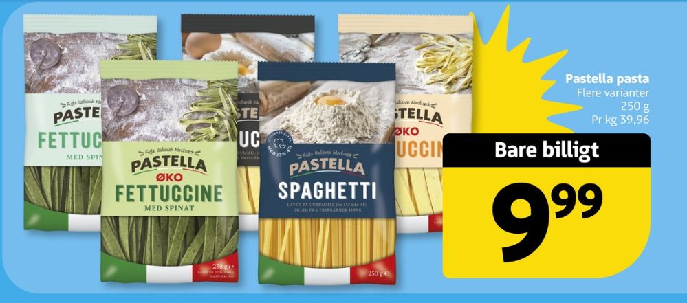 Pastella, Fettuccine Naturel