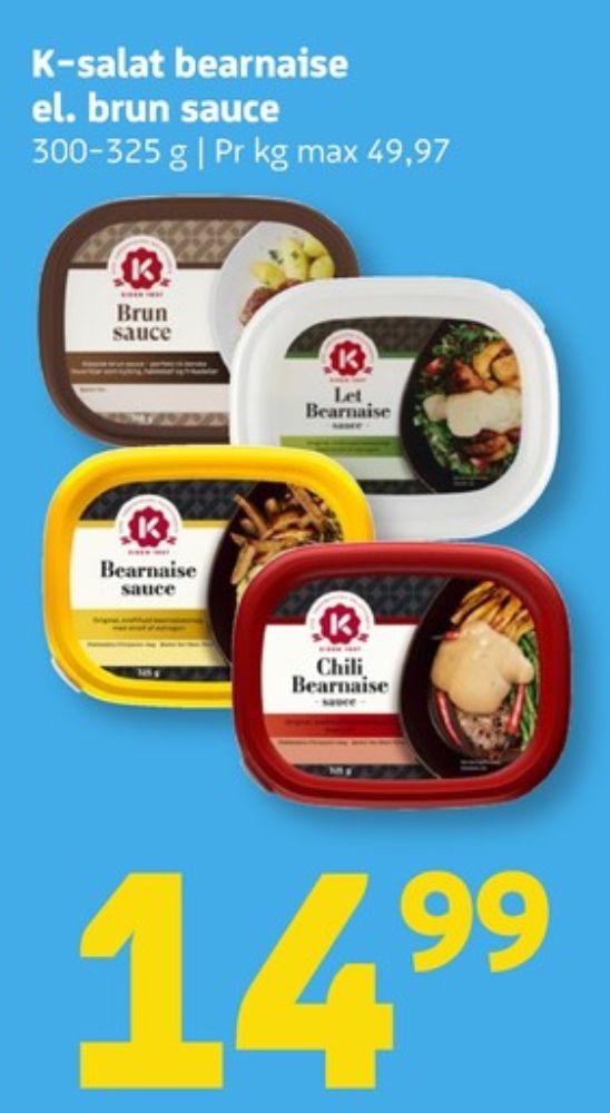 K-salat, Bearnaisesauce