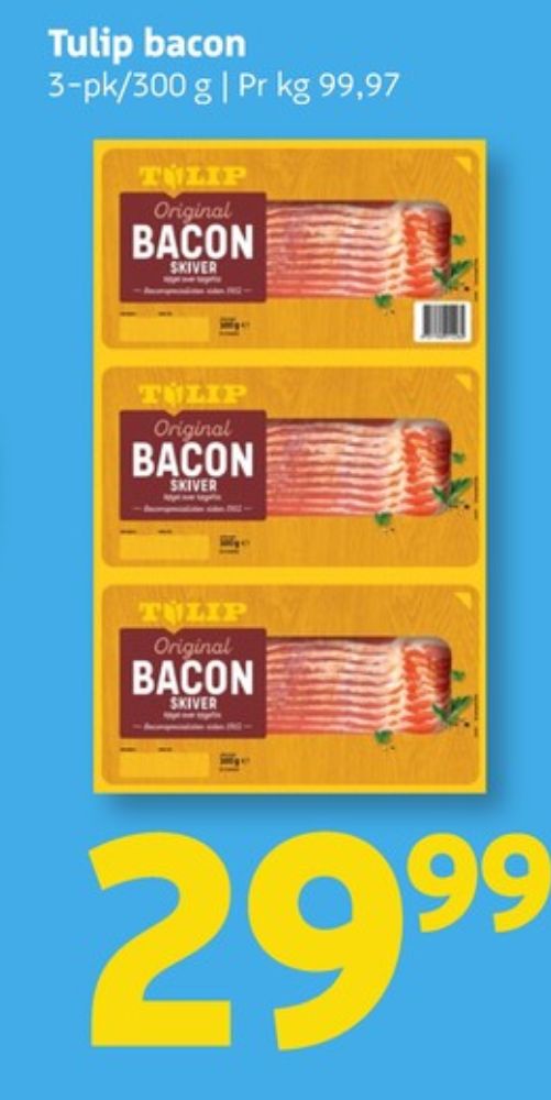 Tulip, Baconskiver
