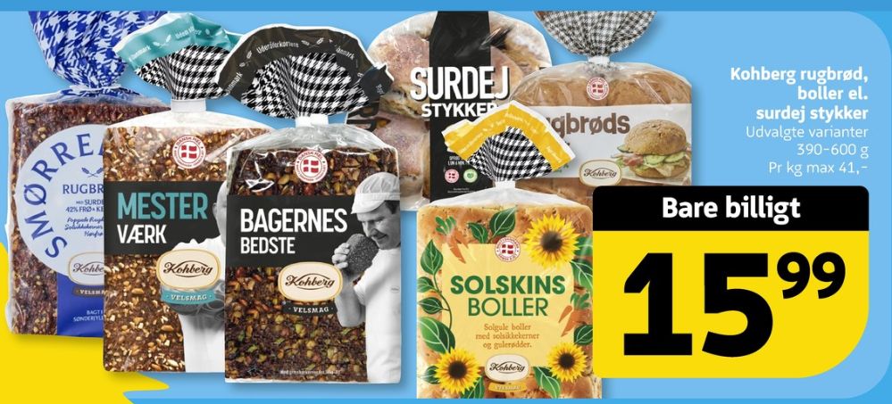 Kohberg Bagernes Bedste, Rugbrødsskiver