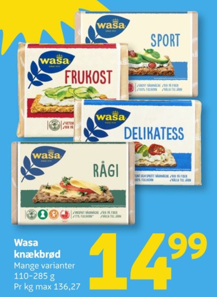 Wasa, Sport knækbrød