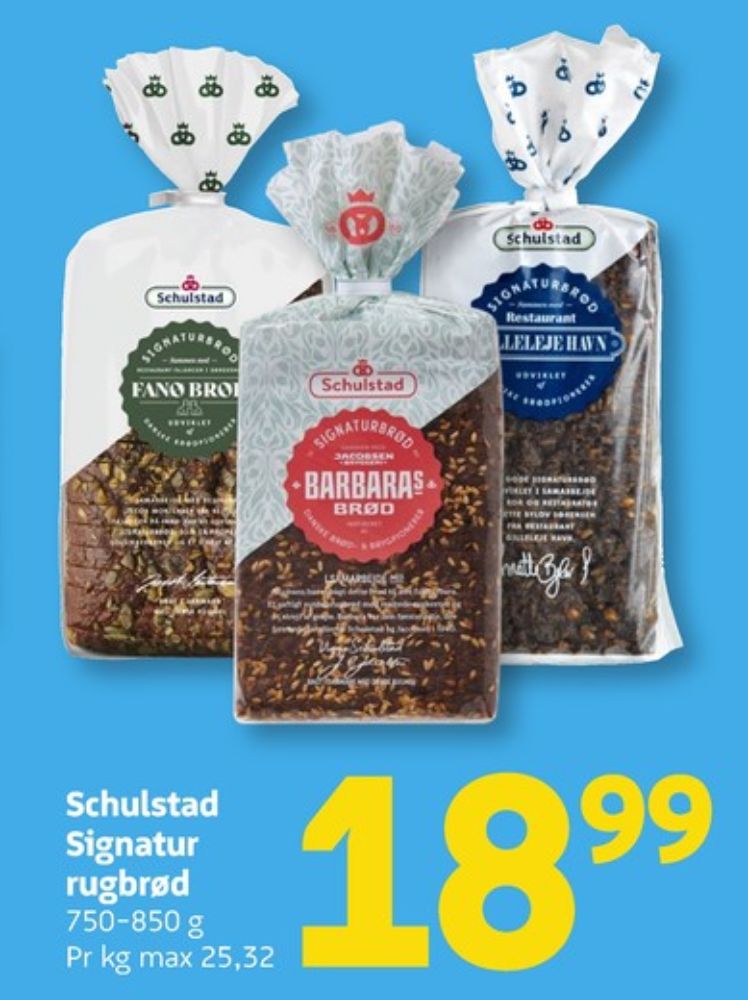 Schulstad Signaturbrød Barbaras, Rugbrødsskiver