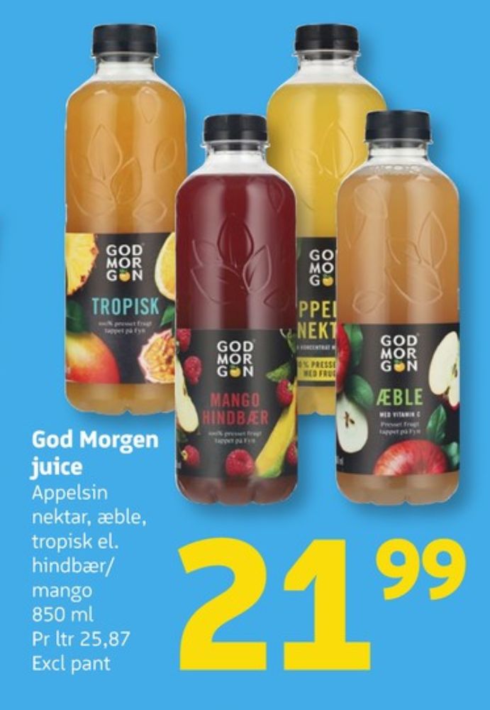 GodMorgen, Appelsin Nektar Juice