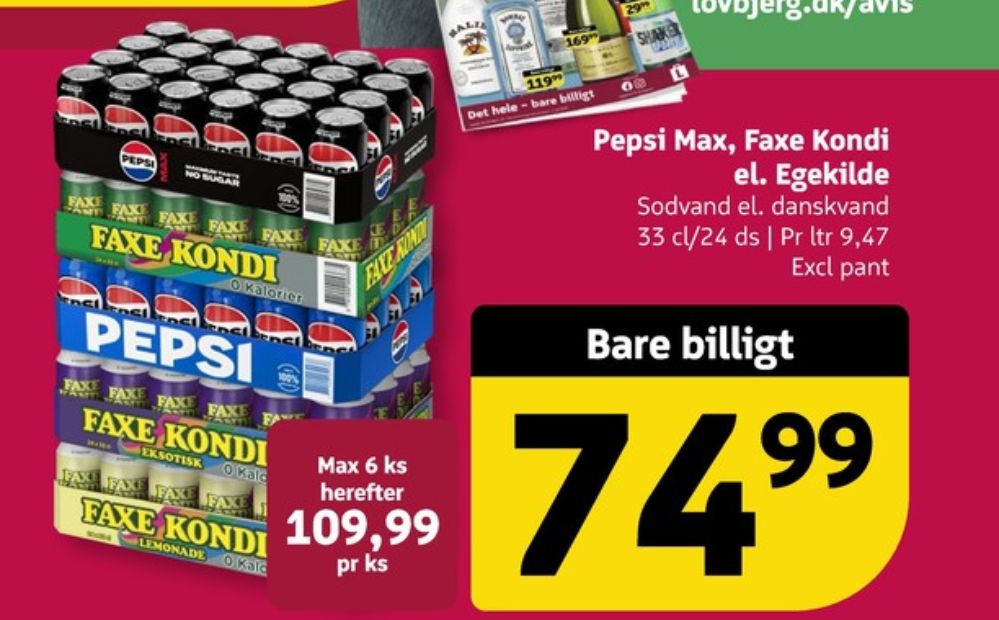 Pepsi, Cola 24 pk.