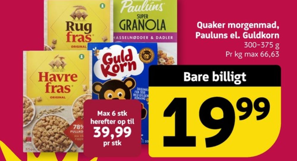 Pauluns, Granola Hasselnødder & Dadler