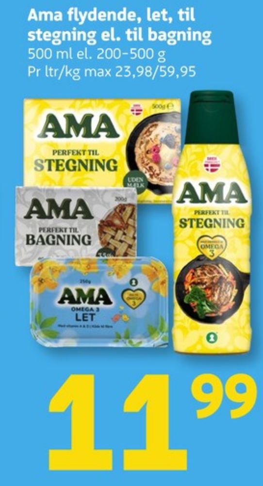Ama, Margarine - flydende original