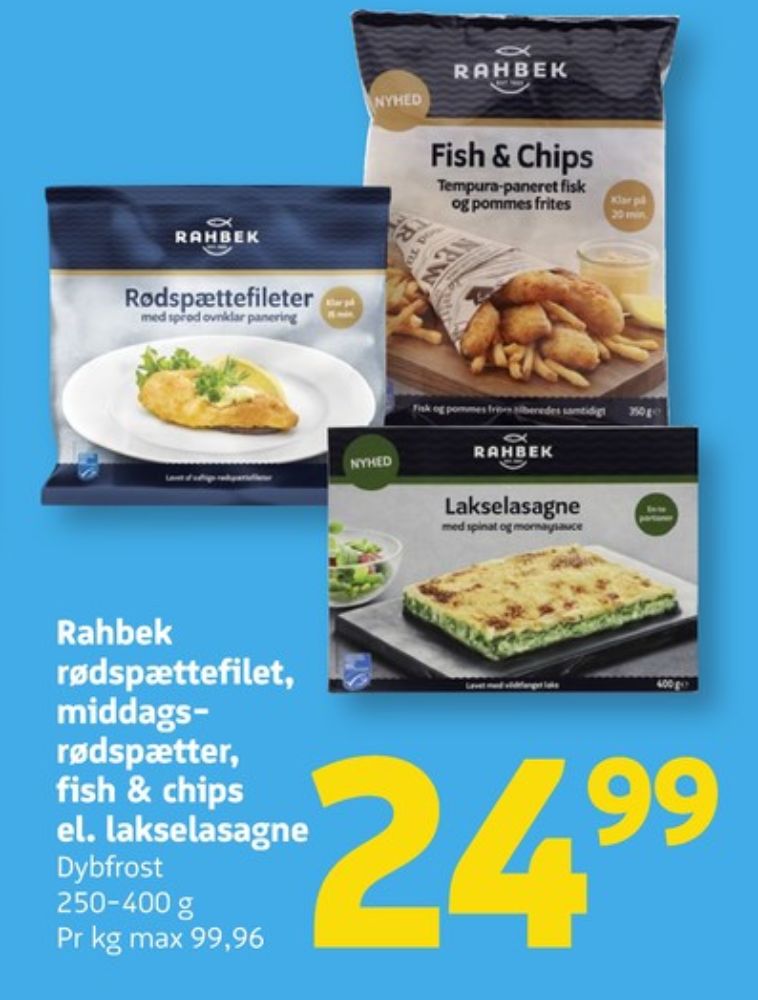 Rahbek, Lakselasagne