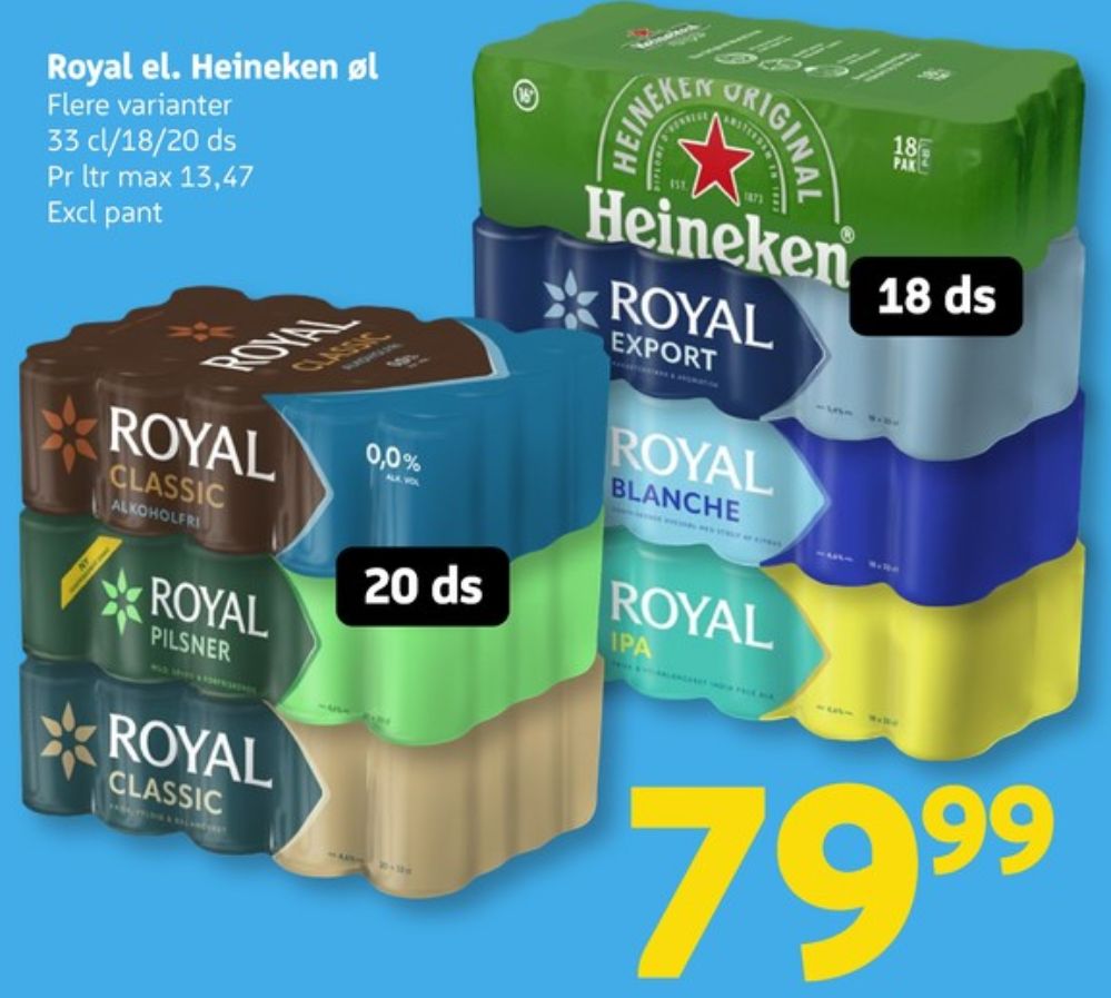 Royal IPA, Øl 18 pk.