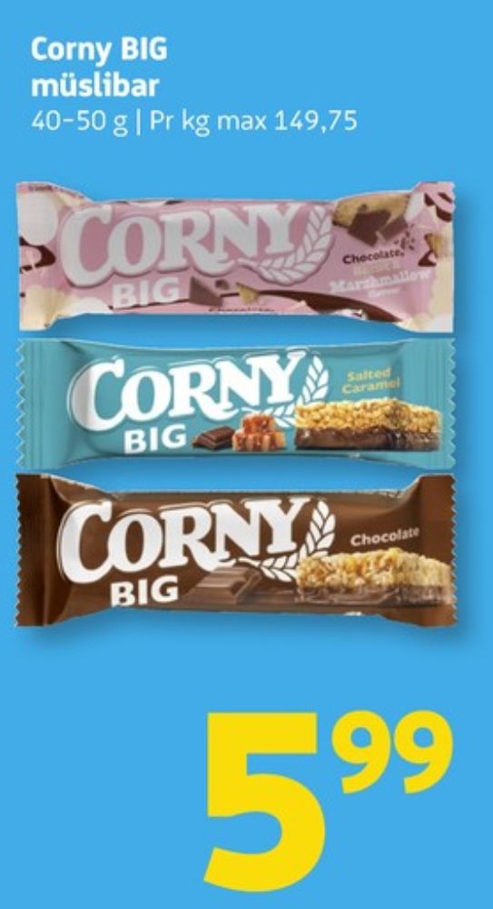 Corny, Chocolate, Biscuit & Marshmallow Big Müslibar