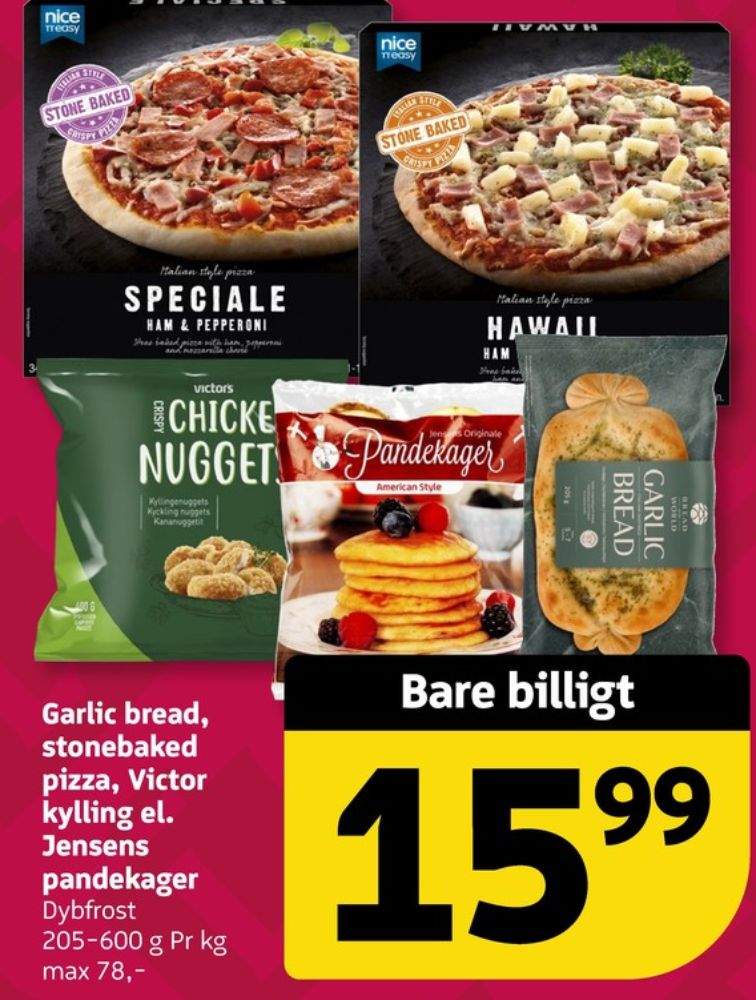 Jensens, Pandekager