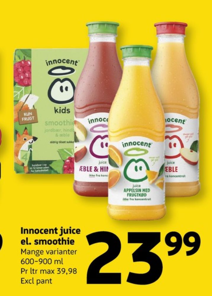 innocent, Appelsinjuice med frugtkød