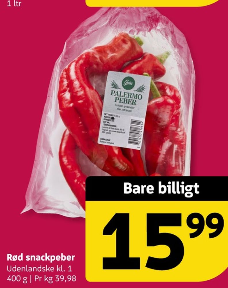 Gestus, Peberfrugt