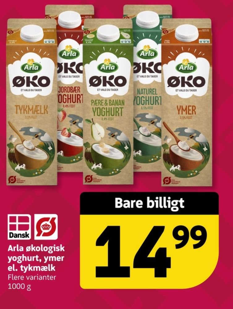 Arla, Naturel Yoghurt 