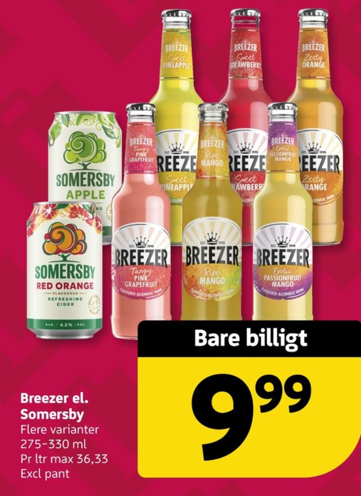 Bacardi Breezer, Zesty Orange RTD