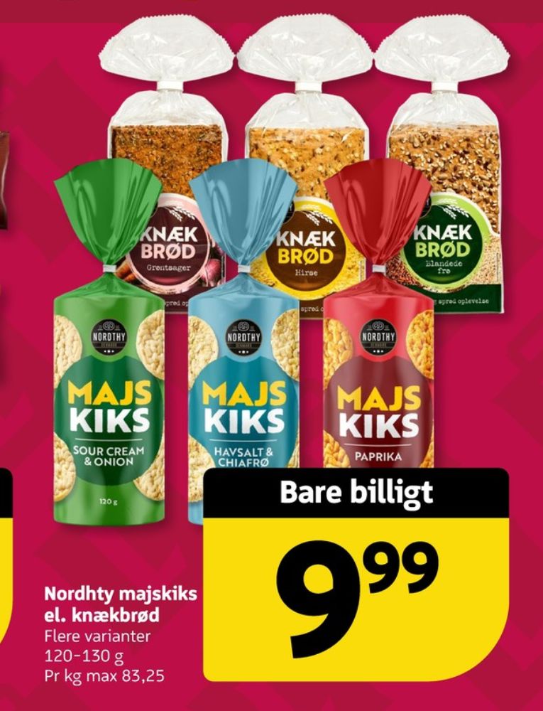 Nordthy, Majskiks Sour Cream & Onion