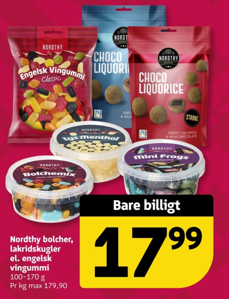 Nordthy Choco Liquorice, Lakridskugler Mild