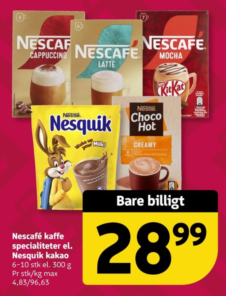 Nescafe, Instant Kaffe Cappuccino