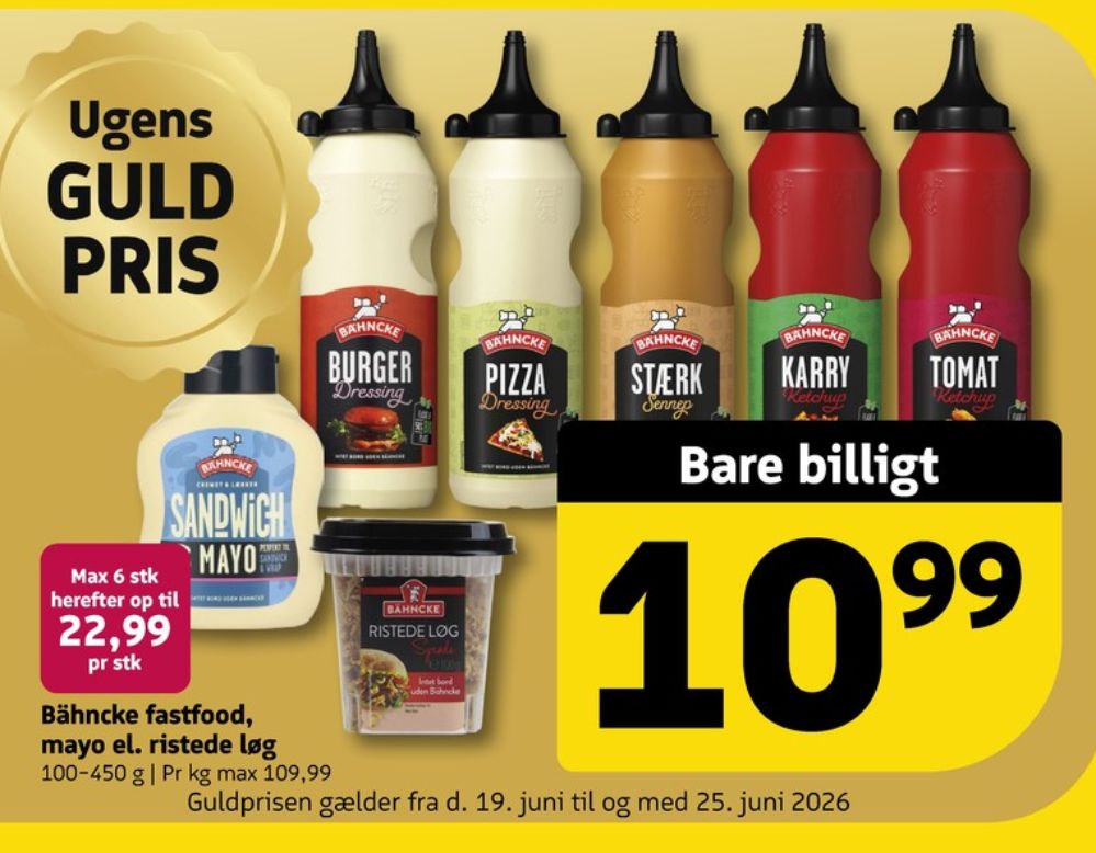 Bähncke, Burgerdressing