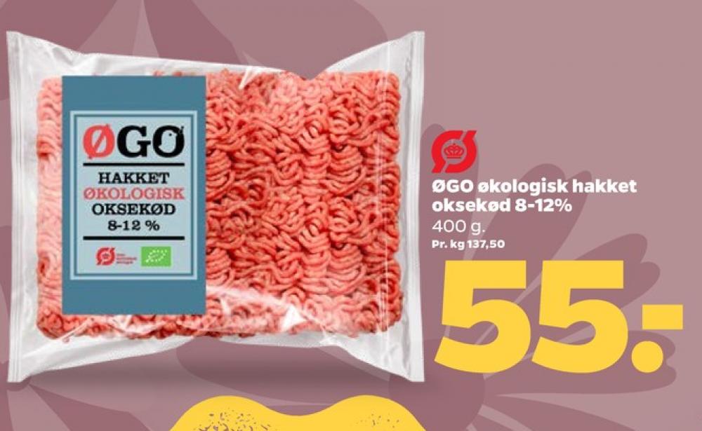 ØGO, Hakket oksekød 8-12%