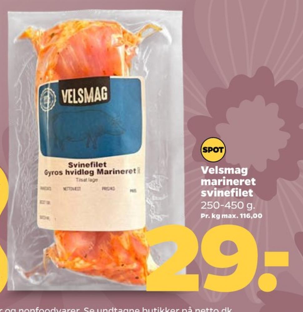 Velsmag, Grisefilet