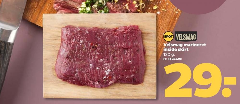 Velsmag, Oksesteaks