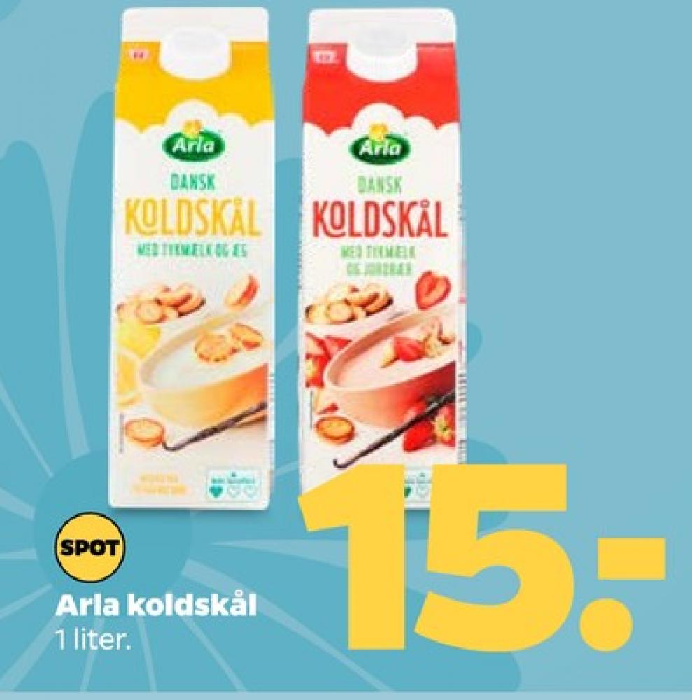 Arla, Koldskål Tykmælk & Jordbær