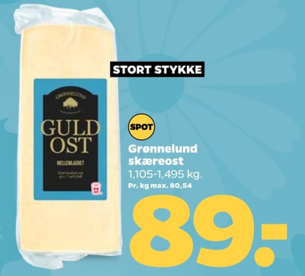 Grønnelund, Skæreost Guld Mellemlagret