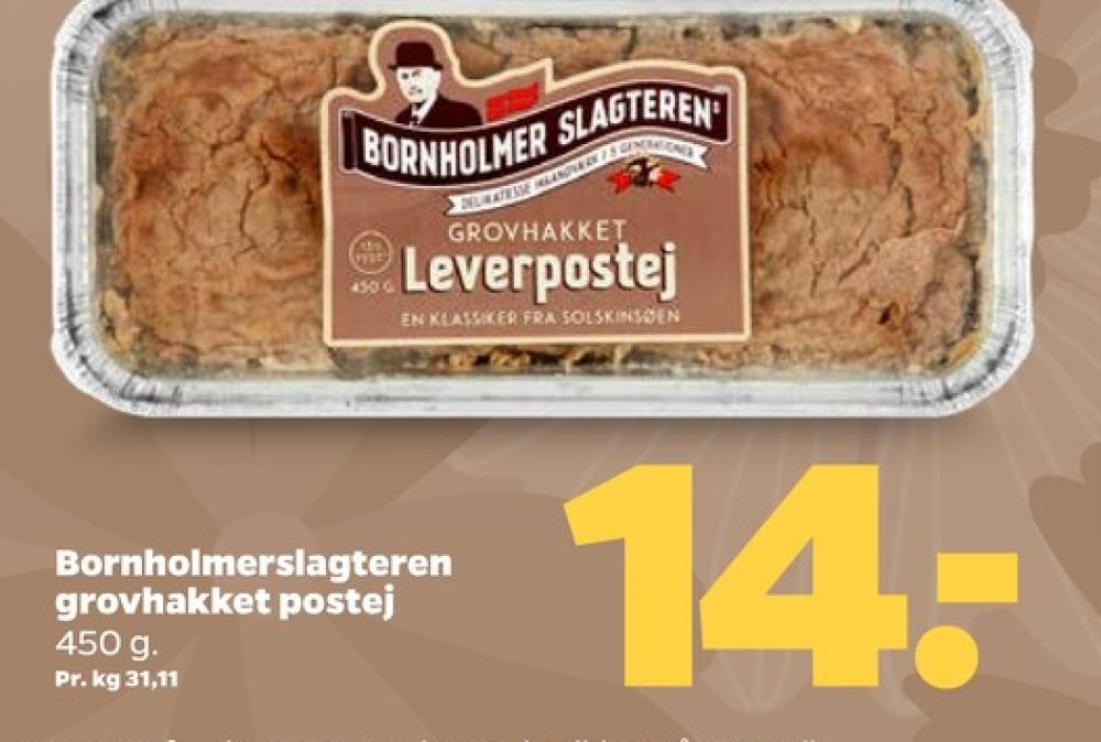 Bornholmer Slagteren Grovhakket, Leverpostej