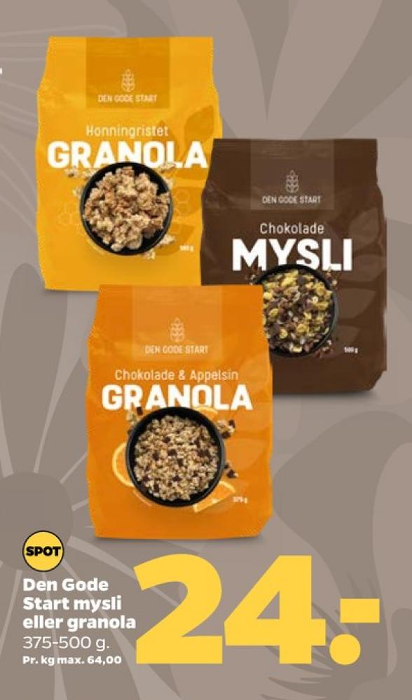 Den Gode Start, Honningristet Granola