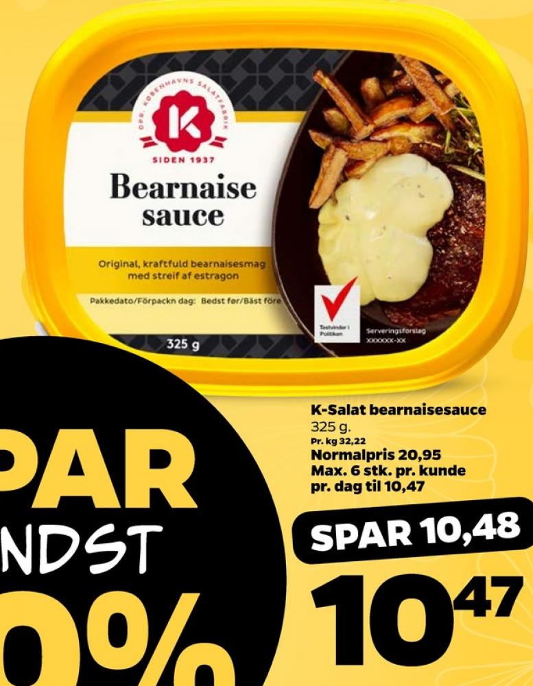 K-salat, Bearnaisesauce