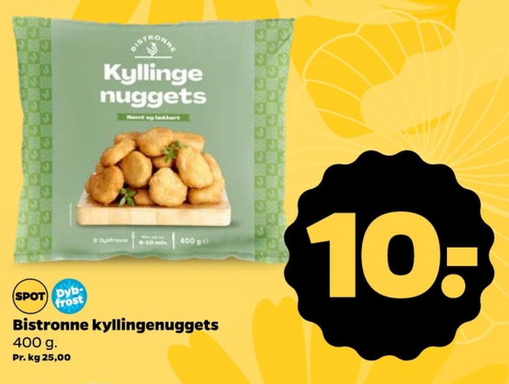 Bistronne, Kyllingenuggets