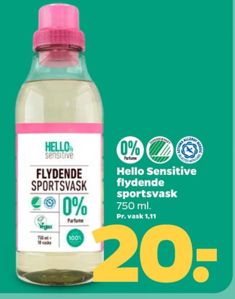 Hello Sensitive, Vaskemiddel-flydende