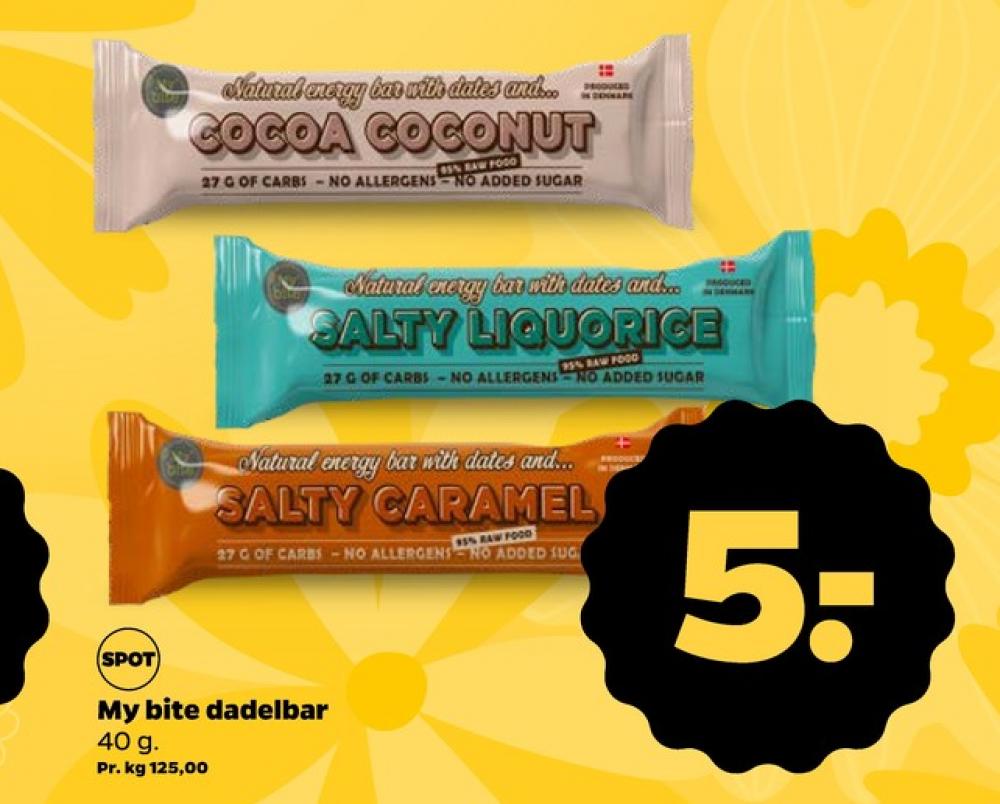 My bite, Cocoa Coconut Dadelbar