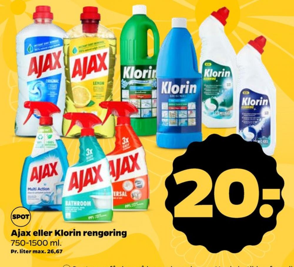 Ajax Glass Multi Action, Rengøring - glas