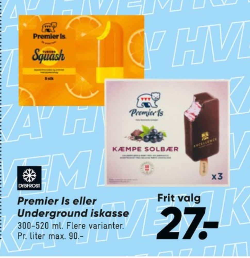 Premier, Tuborg Squash ispinde