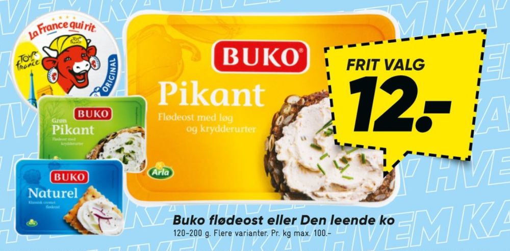 Buko, Flødeost Grøn Pikant