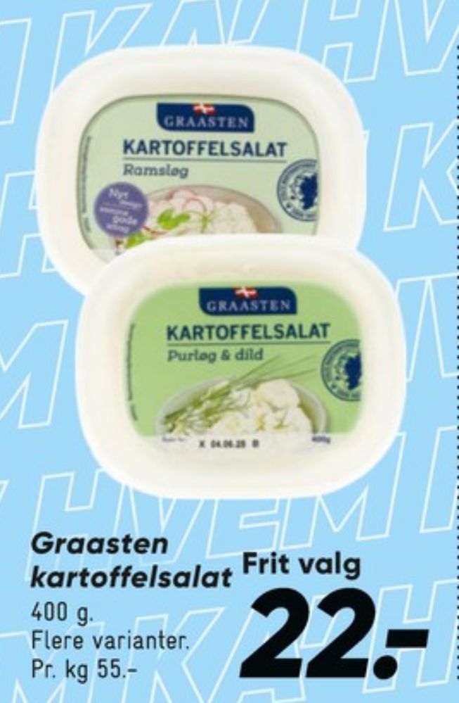 Graasten, Kartoffelsalat med Purløg og Dild