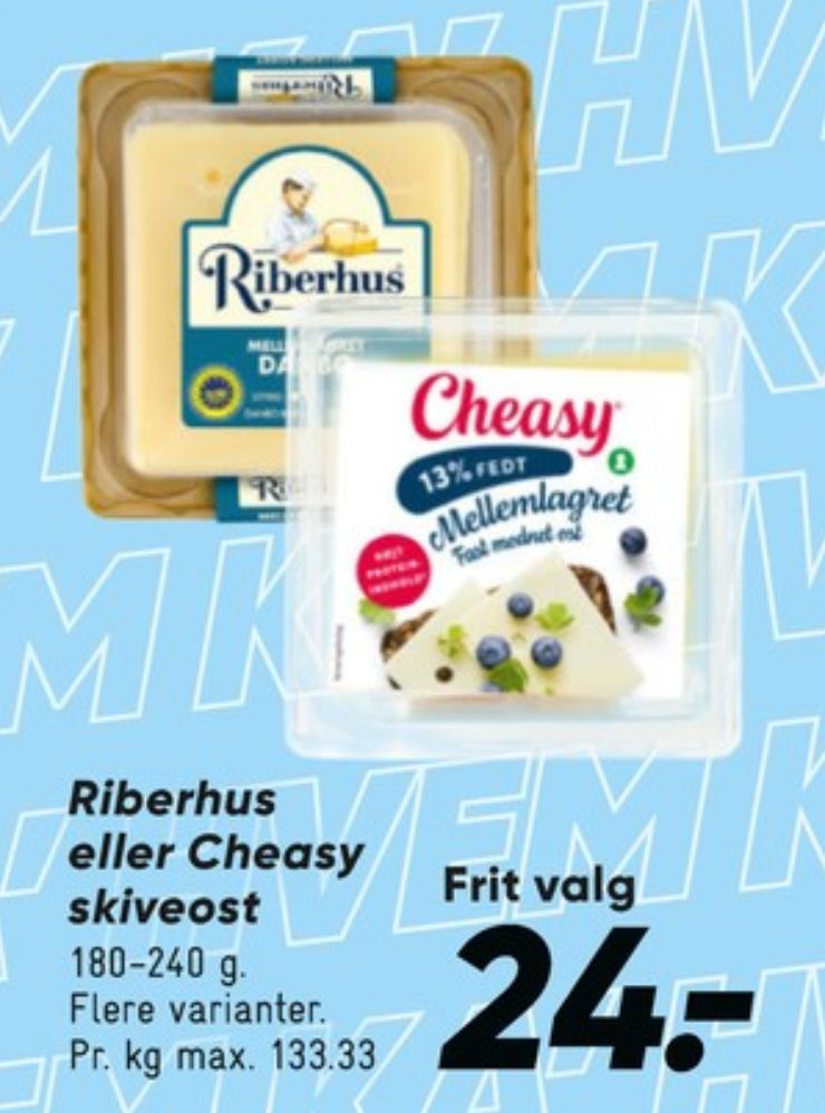 Riberhus, Skiveost Danbo Mellemlagret