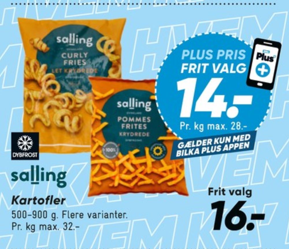 Salling, Curly Fries
