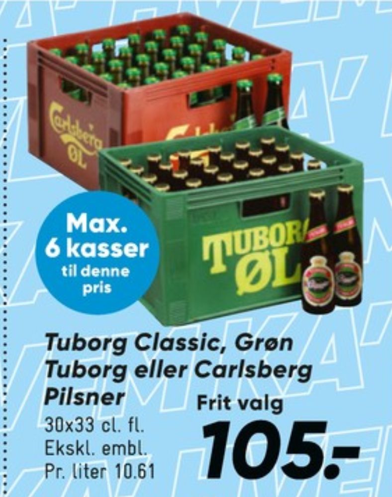 Tuborg Grøn, Øl