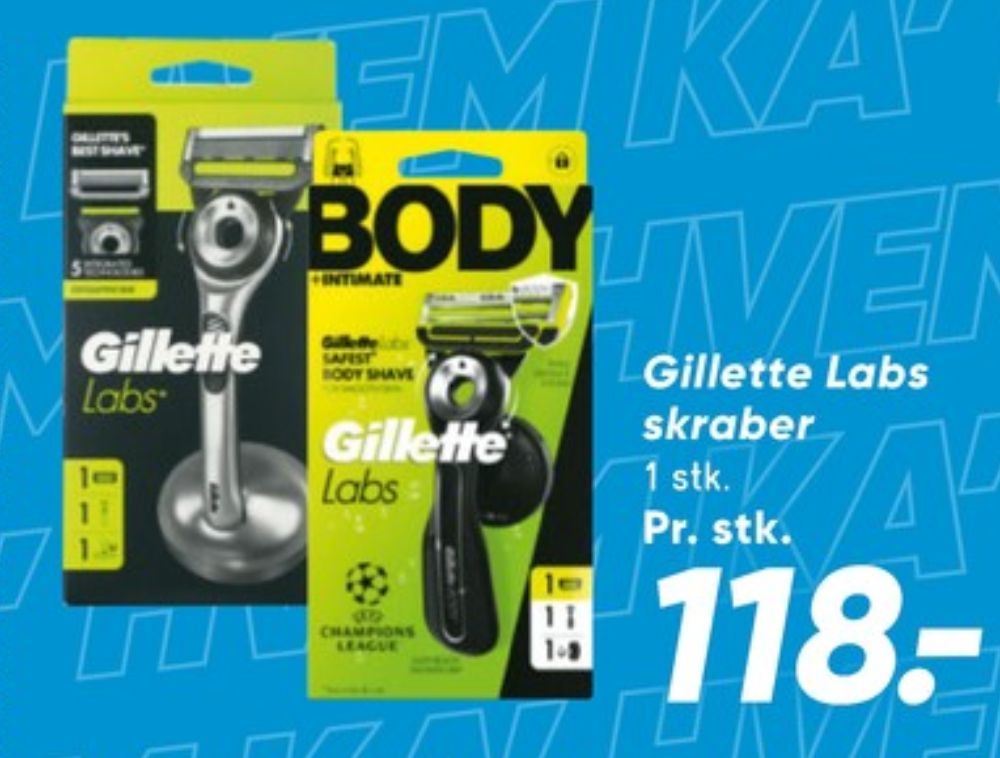 Gillette Labs, Barberskraber