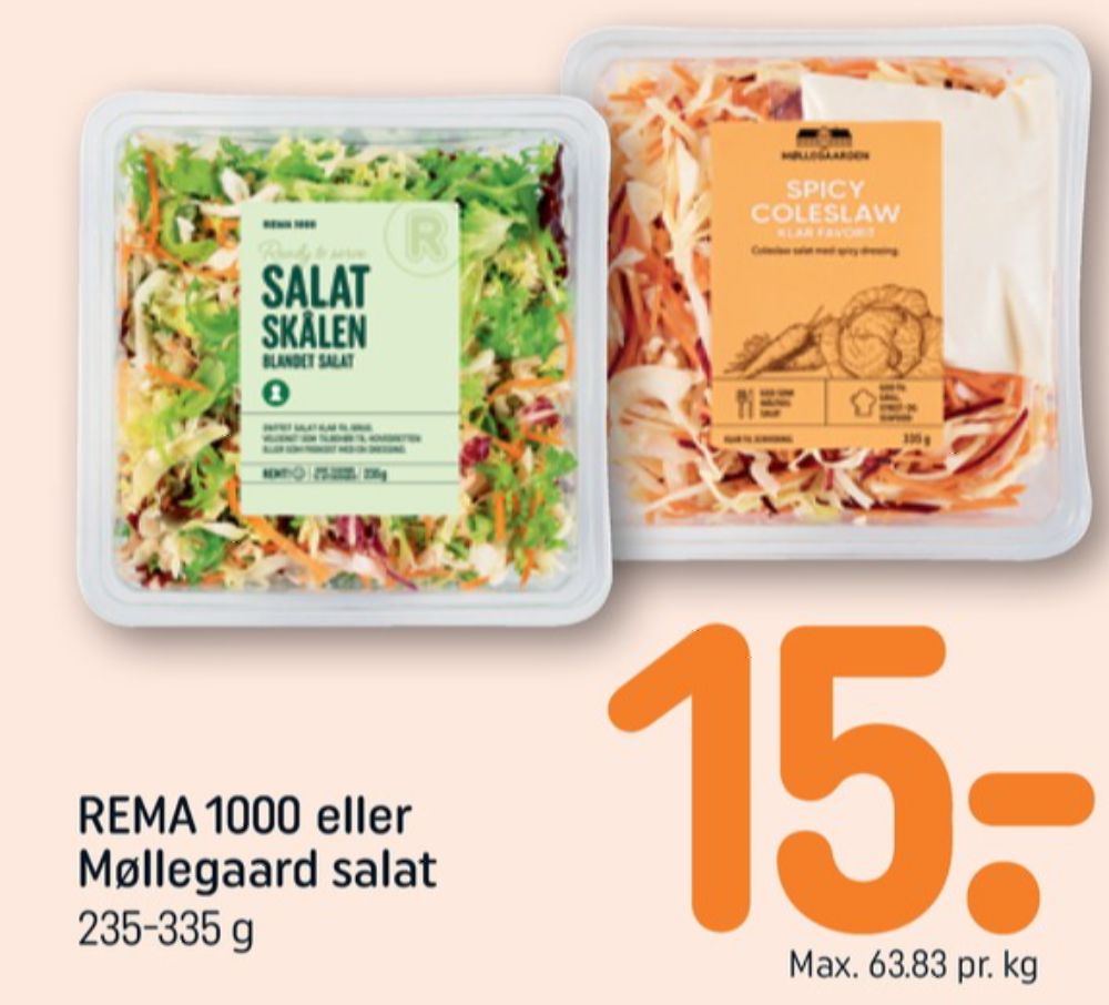Rema 1000, Salatblanding