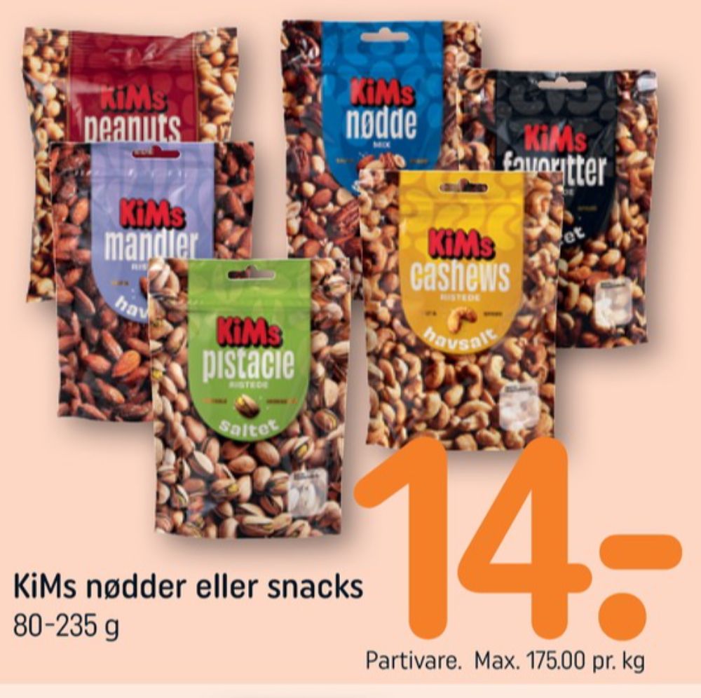 Kims, Cashewnødder