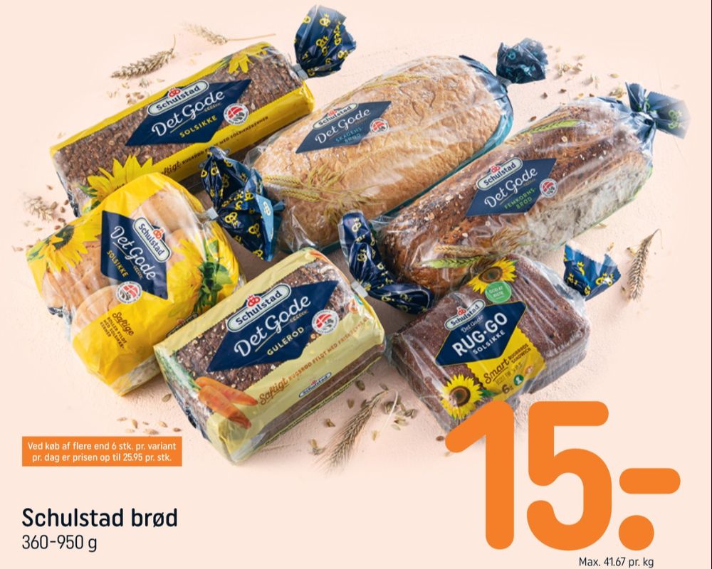 Schulstad Det Gode, Gulerodsrugbrød