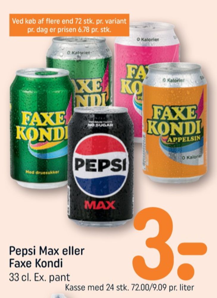 Pepsi Max, Cola
