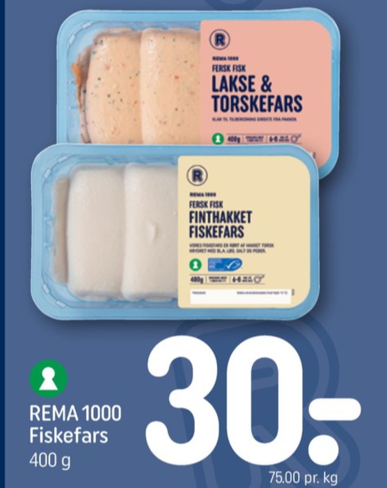 Rema 1000, Fiskefars