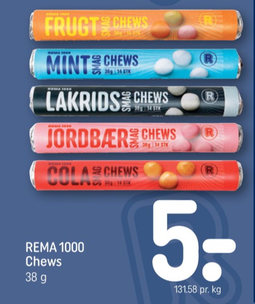 Rema 1000, Pastiller Lakrids