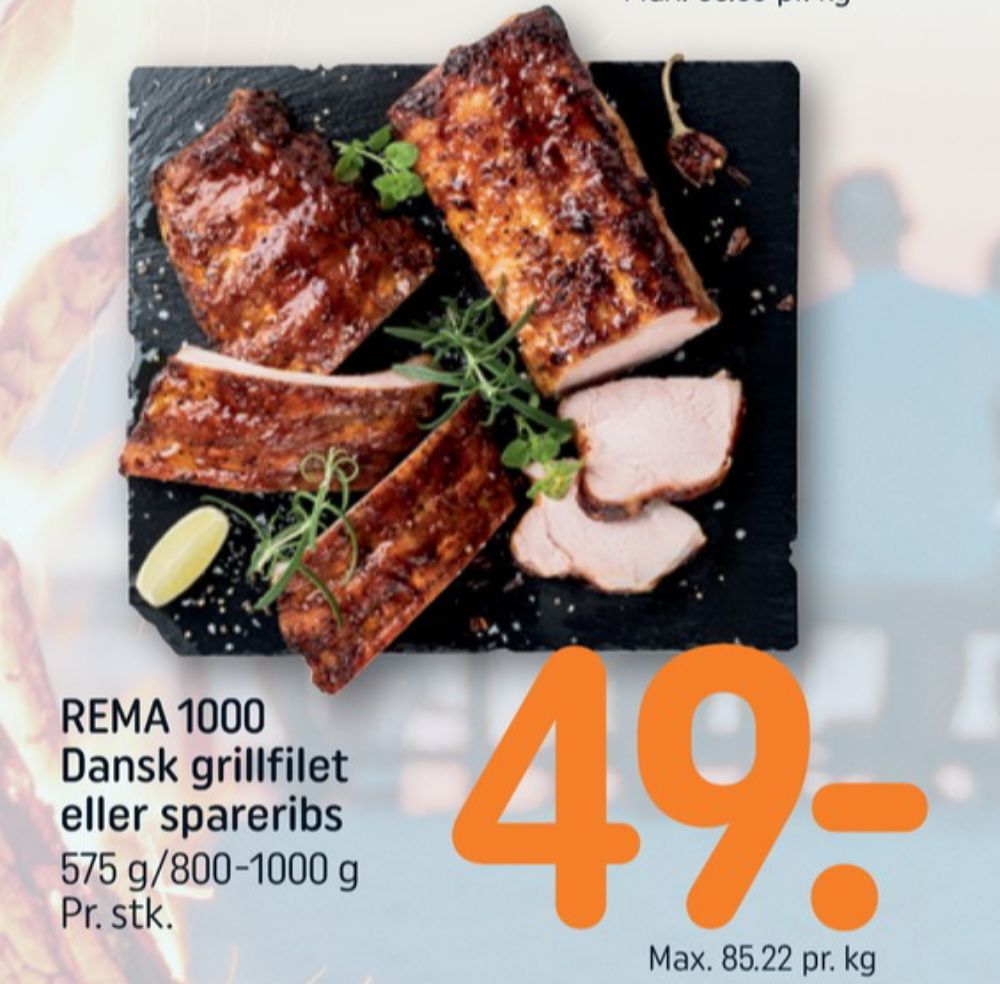 Rema 1000, Spareribs
